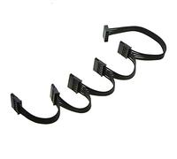 iHaospace 15 Pin SATA Cable 1 to 5 Hard Drive Power Supply Splitter Cable for DIY PC Sever Extension SATA Cable