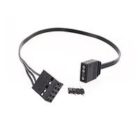 iHaospace Cable Adaptador RGB para Ventiladores Thermaltake Riing Plus Trio Quad RGB, Conecte con dispositivos ARGB de 3 pines de 5V, Cable Adaptador de 9 pines a 3 pines