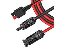 iHaospace Cable alargador solar Anderson Conector 6 mm2 10 AWG 60 cm Compatible con Ecoflow Delta Pro Jackery Explorer 1000 Panel solar Estación de alimentación portátil