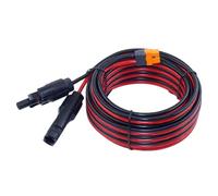 iHaospace Cable de Carga Solar a XT60i, 5m, 12AWG, con Conector XT60i, protección inversa integrada, Compatible con Las Estaciones de Poder portátiles Ecoflow Delta River, Anker SOLIX