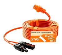 iHaospace Cable de extensión solar a XT60i 3M/5M 12AWG XT60i cable de extensión para Ecoflow River and Delta Series Bluetti Anker Solix Powerstation (5 m)