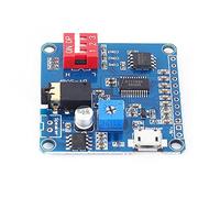 iHaospace Módulo de reproducción de voz, módulo reproductor de MP3, amplificador de disparador de E/S UART Clase D 5 W Flash SD/TF tarjeta para Arduino DY-SV8F