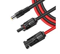 iHaospace Panel Solar DC 8mm a Conector DC7909, Cable Adaptador Impermeable 16 AWG para Generador