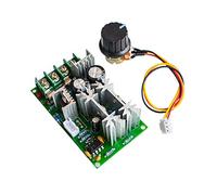 iHaospace PWM DC Motor Speed Controller DC10-60V 12V 24V 36V 48V 20A DC Motor Driver Module Speed Regulator