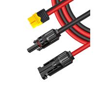 iHaospace Solar Plug Adapter to XT60 for Bluetti Eb55, Delta Pro, River Mini Cable, with Solar Panel