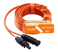 iHaospace XT60i Cable de carga macho a conector solar 3M/5M 12AWG XT60i Alargador para Anker Ecoflow River and Delta Solar Generator Estación de energía portátil (3M)