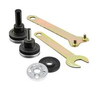 Ihdjasg Adaptador de amoladora angular para taladro | Extensión de bloqueo de seguridad con llave | Adaptador de lijado para taladro, para cortar, pulir metal y hormigón, esquinas estrechas