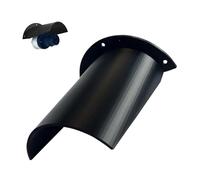 Ihdjasg de chimenea, 3D impresas para la salida de humo, cubierta de lluvia para tubo de humo, para exterior, terraza, jardín, chimenea, casa
