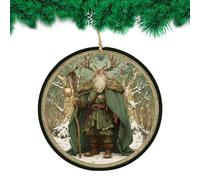 Ihdjasg Decoraciones navideñas celtas para el árbol de Navidad - 2D acrílico decoración navideña | Decoración para ventanas, salón, oficina, dormitorio y entrada, para decoradores del hogar, escaleras