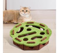 Ihdjasg Juguete Interactivo para Gatos, Tablero de Juego para Gatos con cascabeles, de Juego ocupada para Gatos para el Empleo con Entrenamiento de arañazos y Juegos de Caza
