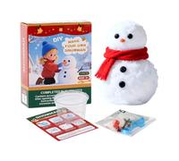 Ihdjasg Kit para Hacer Muñeco de Nieve | Decoración Navideña Divertida Hecha a Mano - Manualidades De Fiestas Juego De Construcción De Muñeco De Nieve - Para Niños Niñas Familia Fiesta Navidad