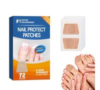 Ihdjasg Parches para Uñas de los Pies - 72 Piezas de Parches para el Cuidado de las Uñas,Tratamiento Restaurador y Preparación para