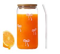 Ihdjasg Vaso de con y pajitas - Taza de 500 ml - Taza de té - para adolescentes - Café té agua potable bar hogar y cocina