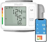 iHealth Push (KD-723) Monitor inteligente de presión arterial de muñeca, brazalete que se adapta a brazos de adultos grandes y estándar, compatible con Bluetooth para dispositivos Apple y Android