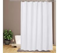 IHHGNB Cortina de Ducha de Tela Blanca, Impermeable, Lavable a máquina, Decorativa para baño de Hotel, Varios tamaños Disponibles, 180 x 190 cm (71 x 75 Pulgadas).