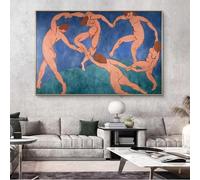 IHHGNB Cuadro en lienzo La danza de Henri Matisse, carteles y grabados del fauvismo abstracto, imágenes artísticas de pared para decoración de sala de estar, 70 x 100 cm (28 x 39 pulgadas), sin marco