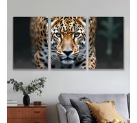 IHHGNB Lienzo decorativo para pared, sin marco, diseño de Jaguar, pósteres, impresiones, obras de arte, para oficina, sala de estar, decoración del hogar, 60 x 80 cm (24 x 31 pulgadas) x 3, sin marco