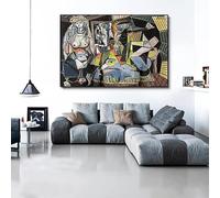 IHHGNB Póster de la famosa exposición de Pablo Picasso, arte de pared, decoración del hogar, lienzo impreso, obra de arte para oficina (30x40cm (12x16in)/Sin marco)