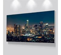 IHHGNB Póster de paisaje urbano de Los Ángeles, Nueva York, Manhattan, impresión en lienzo, pintura, arte de pared, decoración del hogar, mural, 40 x 80 cm (16 x 31 pulgadas), sin marco