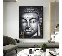 IHHGNB Pósteres y láminas de budismo abstracto, arte mural, lienzo pintado, imágenes de Buda para la decoración de la sala de estar, sin marco (40x60 cm (16x24 pulgadas)/Sin marco)