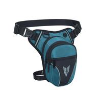 IHIGOGOFA Bolsa de Pierna Moto Hombre Mujer Táctica Impermeable Multifunciónal Riñonera de Pierna Deportiva Bolsa Pierna Moto para Ciclismo Pesca Camping Senderismo (Azul Claro)