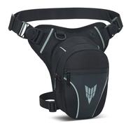 IHIGOGOFA Bolsa de Pierna Moto Hombre Mujer Táctica Impermeable Multifunciónal Riñonera de Pierna Deportiva Bolsa Pierna Moto para Ciclismo Pesca Camping Senderismo