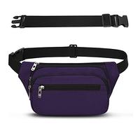 IHIGOGOFA Riñonera Hombre Mujer Deportiva Unisex con Cinturón Ajustable Extendido de 60 cm y 4 Bolsillos con Cremallera Bolsa para Entrenamiento al Aire Libre Viajes Casual Correr Senderismo