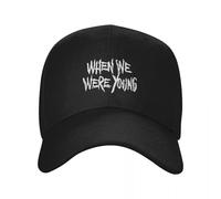 IHIUHGCN Cuando éramos jóvenes Gira por el Festival de Música Gorra de Béisbol Sombrero de Padre Gorra de Marinero para Hombres Gorra de béisbol para Hombres Femenino