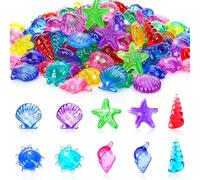 IHLOOTD 100 Piezas Juguetes de Piscina Diving Gems, Gemas Piratas de Acrílico, Piedras Preciosas de Buceo, Set de Gemas Coloridos, para Fiestas en Piscina, Juegos de Playa, Búsquedas del Tesoro (B)