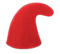 IHLOOTD Sombrero de Enano para Adultos, Sombrero de Elfo, Gorro Gnomo Navidad, Sombreros Puntiagudo Gorro de Pitufo, Accesorio de Disfraces para Carnaval Halloween Fiesta (Rojo)