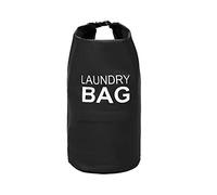 IHOMAGIC 71L Cesto Ropa Sucia Plegable de Hombro Ajustables - Bolsa de Lavandería con Mochila para Colgar en el Bolsillo, Bolsa para Colgar Ropa Sucia para Armario, Detrás de Las Puertas (Negro)