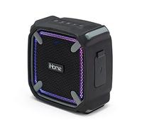 iHome Weather Tough Portable Rechargeable - Bluetooth Speaker with Speakerphone and Accent Lighting