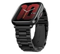 iHoxstrapie Correa compatible con Amazfit Active 42 mm, diseño elegante y usable correa de repuesto de metal compatible con Amazfit Active 42 mm Smartwatch, M, Acero inoxidable, No es una piedra