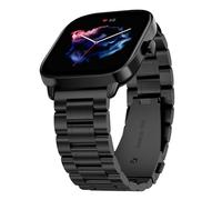 iHoxstrapie Correa Compatible con Amazfit GTS 3 42mm Pulseras, Elegante Correa de Acero Inoxidable Metal de Recambio Compatible con Amazfit GTS/GTS 2/GTS 2 Mini/GTS 4/GTS 4 Mini