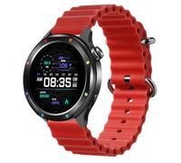 iHoxstrapie Correa Compatible con Xiaomi Watch S4 / 5 Elegante Silicona Correa Deportiva Correa de Reloj (Rojo)