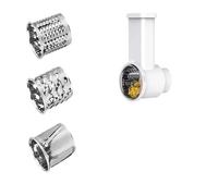 IHQZLSGFD Compatible con KitchenAid, batidora de pie, Accesorio for Preparar ensaladas, rebanar y rallar Verduras, Incluye Cepillo de Limpieza