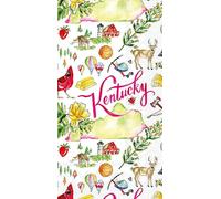 IHR Ideal Home Range Rosanne Beck State Collection - Servilletas desechables de papel de 3 capas, 8.5 x 4.5 pulgadas, Kentucky, 16 unidades