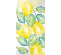 IHR Ideal Home Range Servilletas de cena Mangiacotti desechables de papel de 3 capas, 8.5 x 4.5 pulgadas, verde limón, 16 unidades