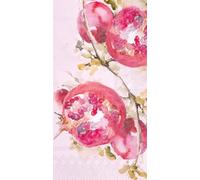 IHR Ideal Home Range Servilletas de cena Mangiacotti desechables de papel de 3 capas, 8.5 x 4.5 pulgadas, granada, 16 unidades