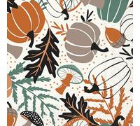 IHR Ideal Home Range Servilletas de cóctel desechables de 3 capas de papel, paquete de servilletas de fiesta, 5 x 5 pulgadas, Autumn Grove, 20 unidades