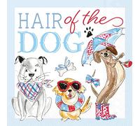 IHR Ideal Home Range Servilletas de cóctel Rosanne Beck desechables de 3 capas de papel para fiesta, 5 x 5 pulgadas, pelo del perro, 20 unidades