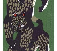 IHR Ideal Home Range - Servilletas de fiesta Marimekko desechables de papel de 3 capas, 6.5 x 6.5 pulgadas, Ilves (verde), 20 unidades