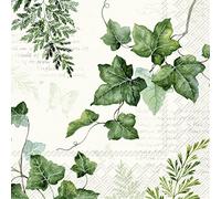 IHR Ideal Home Range - Servilletas de papel ELWIN crema, 20 unidades, 3 capas, 16,5 x 16,5 cm