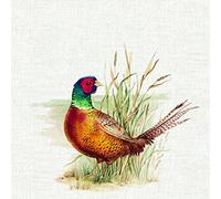 IHR Ideal Home Range - Servilletas de papel Hunted Pheasant Cream 20 piezas. Servilletas de almuerzo de 3 capas de 33 cm x 33 cm / 13 pulgadas x 13 pulgadas