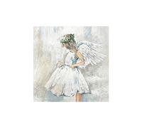 IHR Ideal Home Range - Servilletas de papel My Angel 20 unidades. Servilletas de almuerzo de 3 capas de 33 cm x 33 cm / 13 pulgadas x 13 pulgadas