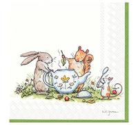 IHR Ideal Home Range - Servilletas de papel Tea Party 20 pc. Servilletas de almuerzo