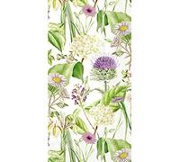 IHR Ideal Home Range - Servilletas de papel WILDFLOWER crema 16 unidades 3 capas toalla de invitados 8.5 x 4.5 pulgadas
