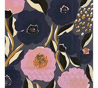 IHR Marimekko Rosario - Servilletas de papel para el almuerzo (33 cm, 3 capas, 20 unidades), color azul