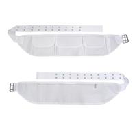 Ihram - Cinturón para Hombre Hajj Umrah - Cinturón Ajustable para Dinero Ihram con Bolsillos, cinturón de Hajj a la Moda, Umrah Essentials, tamaño Libre, Blanco, Talla única, Estilo B