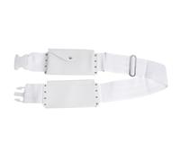 Ihram - Cinturón para hombre Hajj Umrah - Cinturón ajustable para dinero Ihram con bolsillos, cinturón de Hajj a la moda, Umrah Essentials, tamaño libre, Blanco, Talla única, Estilo C